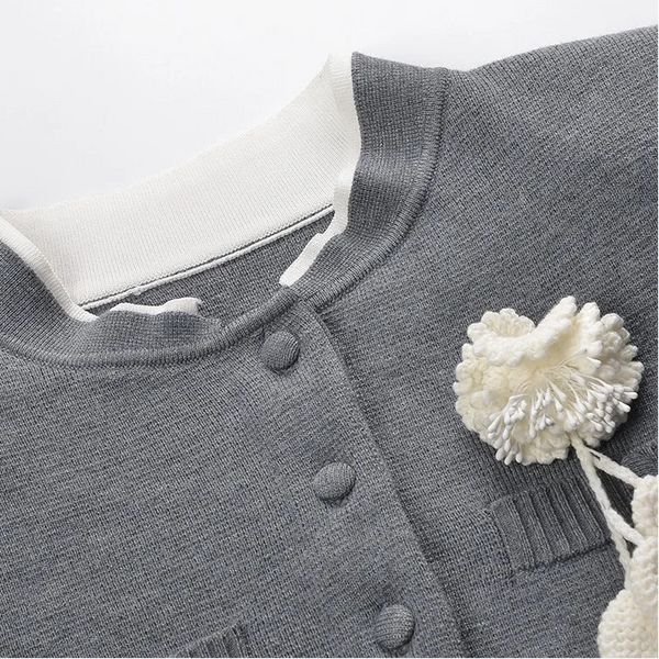 Floral Knit Office Cardigan Winteres