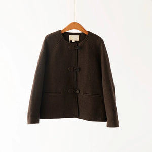 Crewneck Retro Knit Jacket Winteres