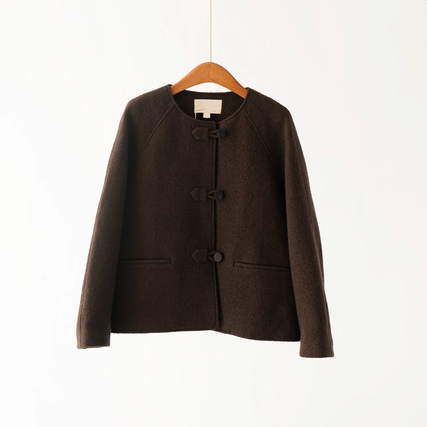 Crewneck Retro Knit Jacket Winteres