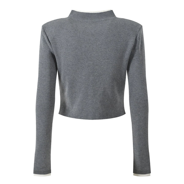 Floral Knit Office Cardigan Winteres