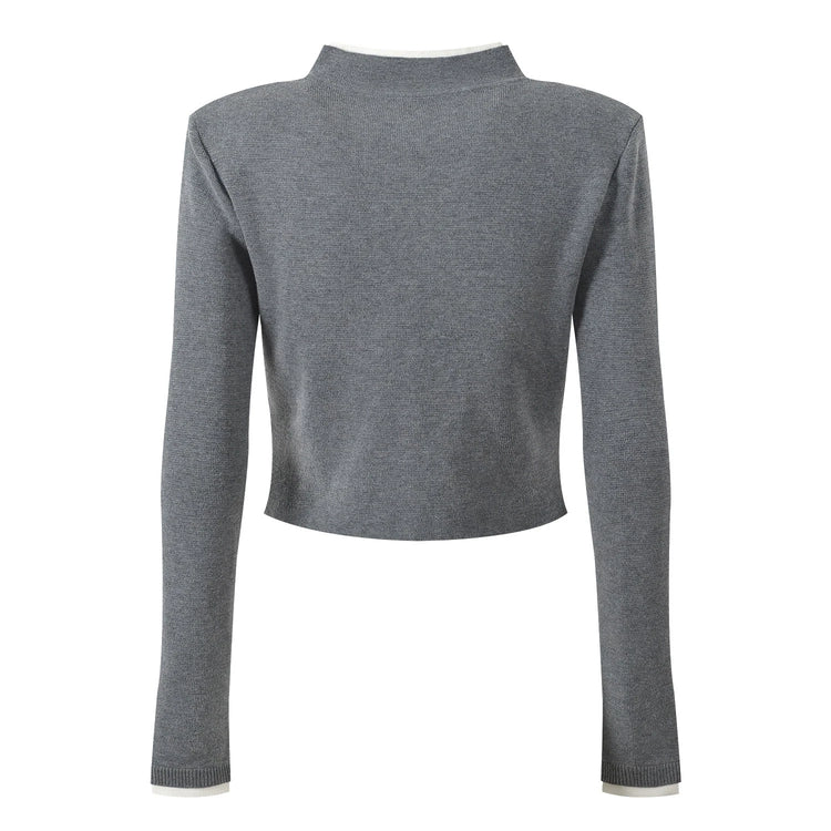 Floral Knit Office Cardigan Winteres