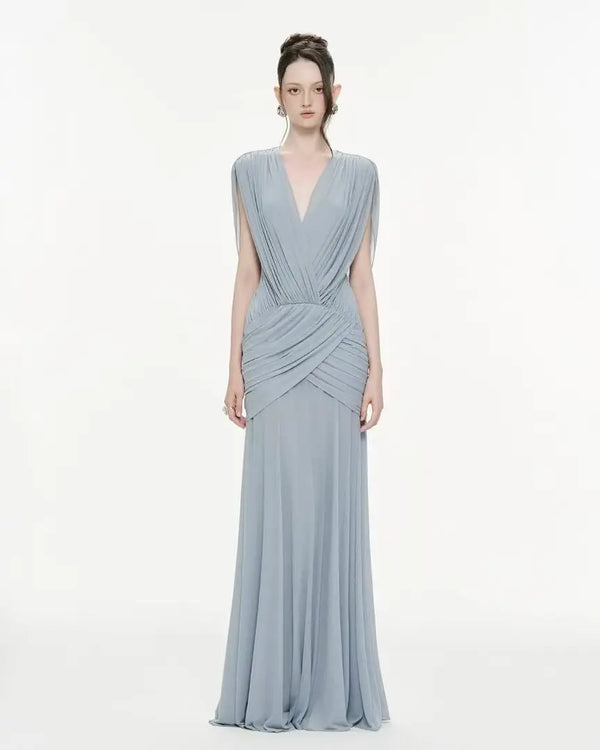 Delphine Draped Maxi Dress Winteres