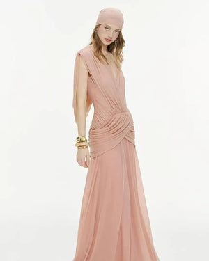 Delphine Draped Maxi Dress Winteres