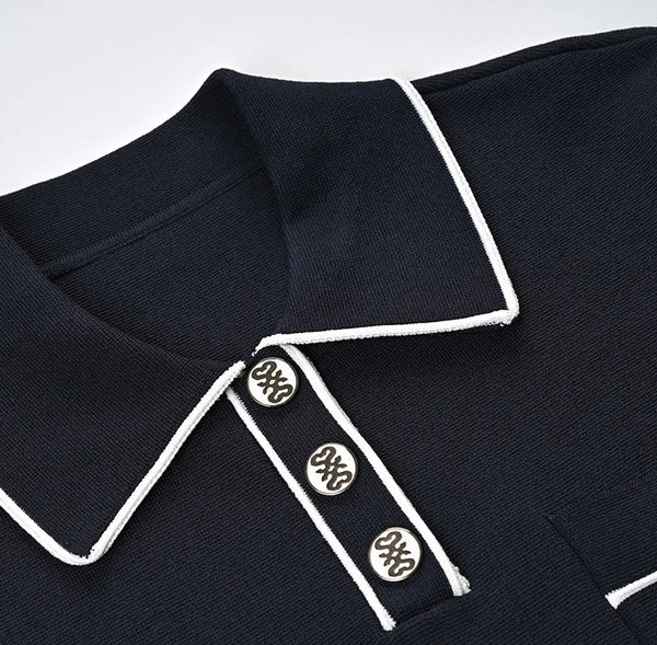 Vintage Collar Top & Mini Skirt Set Winteres