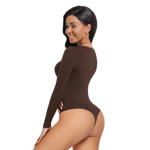 Slimming Long-Sleeve Shaping Bodysuit Winteres