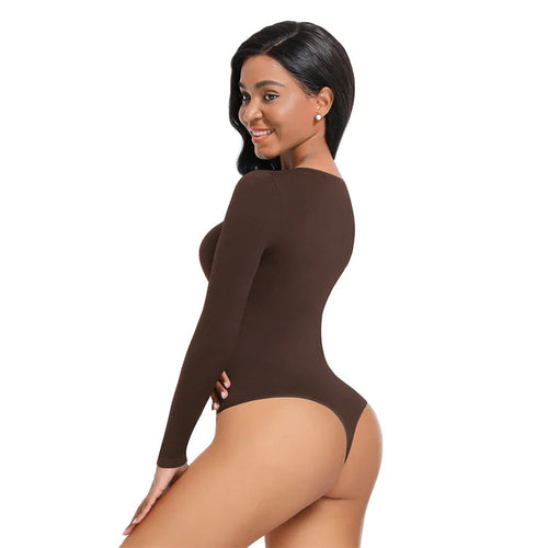 Slimming Long-Sleeve Shaping Bodysuit Winteres