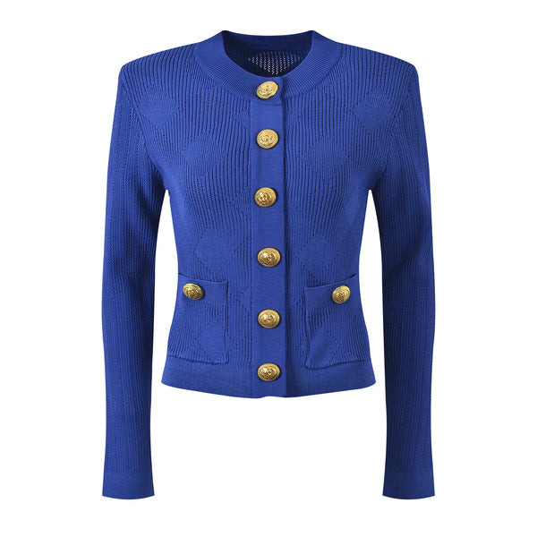 Elegant Button-Front Knit Vest Winteres