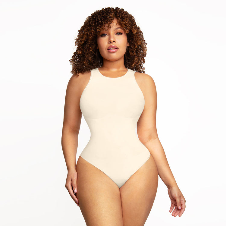 Seamless One-Piece Thong Bodysuit Winteres