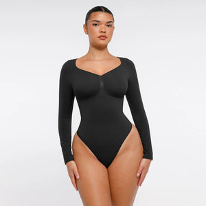 Seamless Tummy-Control Thong Bodysuit Winteres