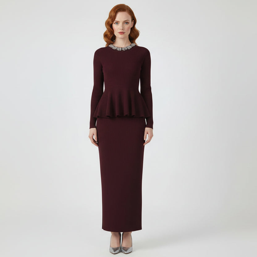The Stardust Knit Maxi Set Winteres