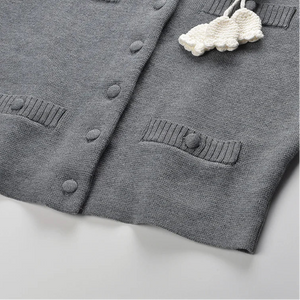 Floral Knit Office Cardigan Winteres