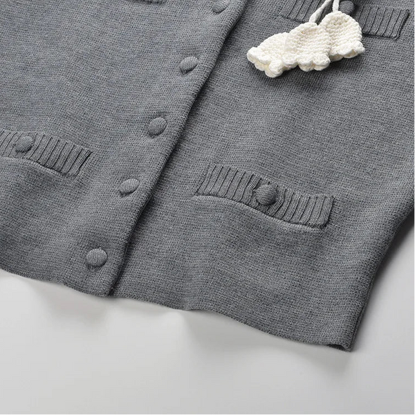 Floral Knit Office Cardigan Winteres