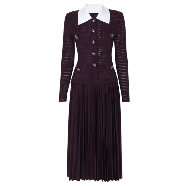 Velana Tailored Knit Maxi Dress Winteres