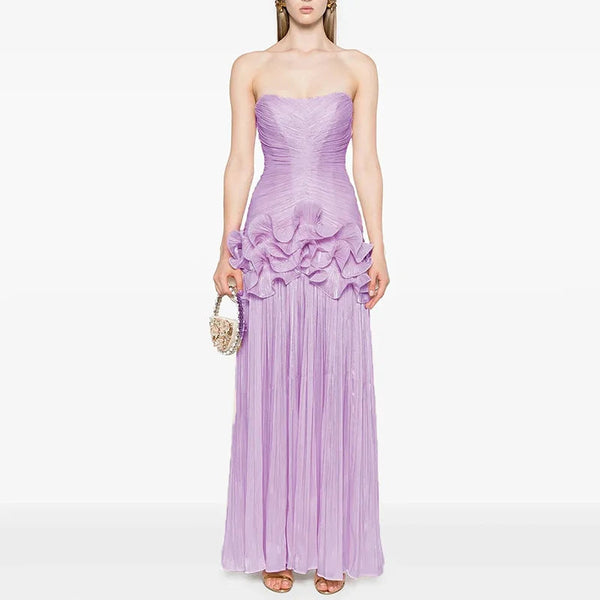 Jara Strapless Long Dress Winteres