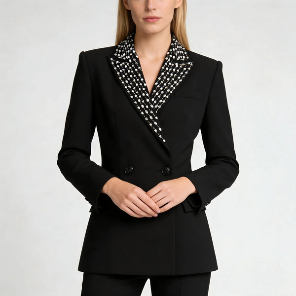 Tailored Blazer With Crystal Winteres