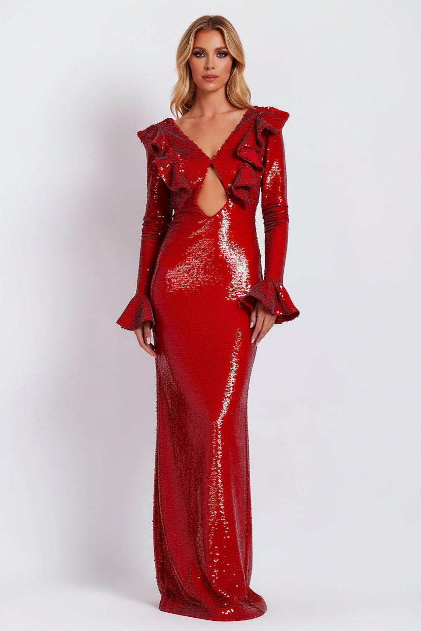 Verone Sequin Long Dress Winteres