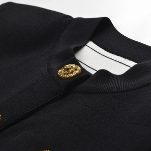 Colorblock Hollow Knit Cardigan Winteres