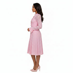 Flared Sleeve Dress & Slip Knit Set Winteres