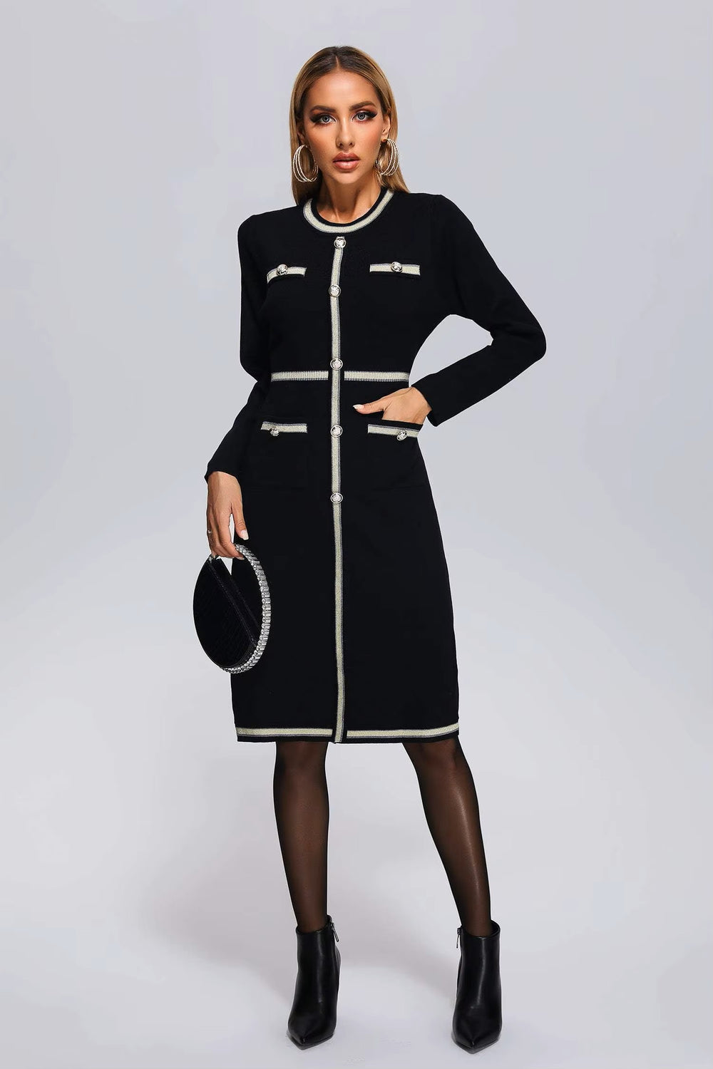Nicole Knit Midi Dress Winteres
