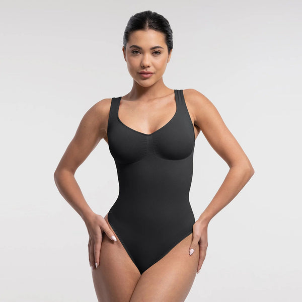 Diamond Neck Seamless Shaper Bodysuit Winteres