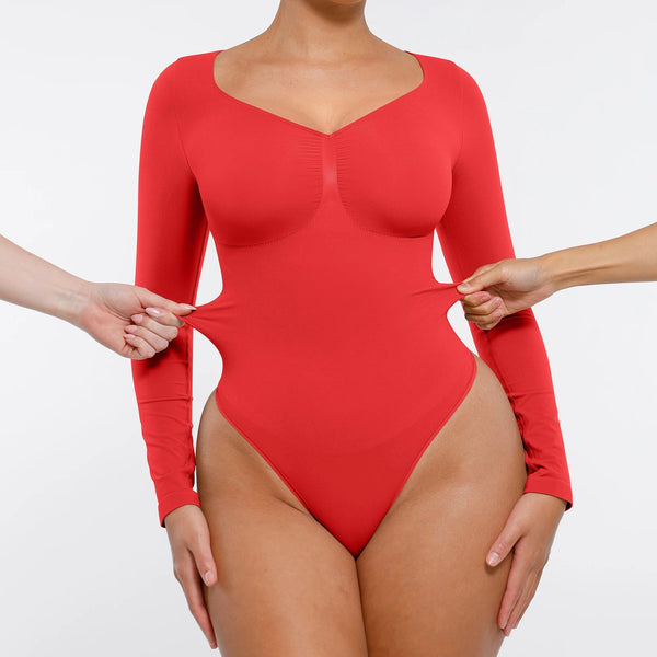 Seamless Tummy-Control Thong Bodysuit Winteres