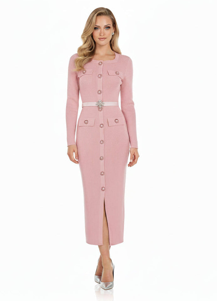 Aurora Fish Knit Maxi Dress Winteres