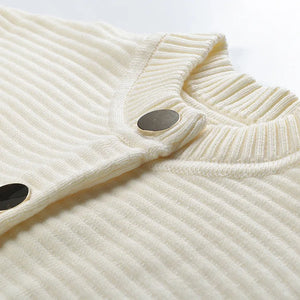 Basic O-Neck Knit Cardigan Winteres