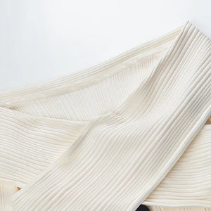 Off-Shoulder Slim Knit Top Winteres