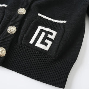 Vintage Single-Breasted Knit Cardigan Winteres