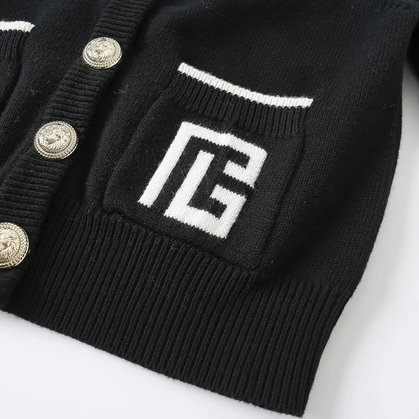 Vintage Single-Breasted Knit Cardigan Winteres