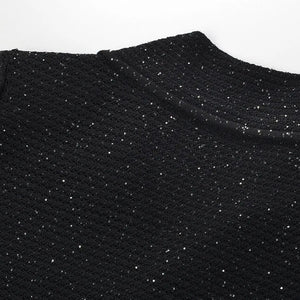 Sequin Knit Office Cardigan Winteres