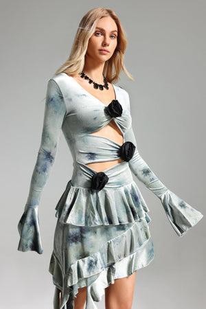 Kimvi Flower Midi Dress Winteres