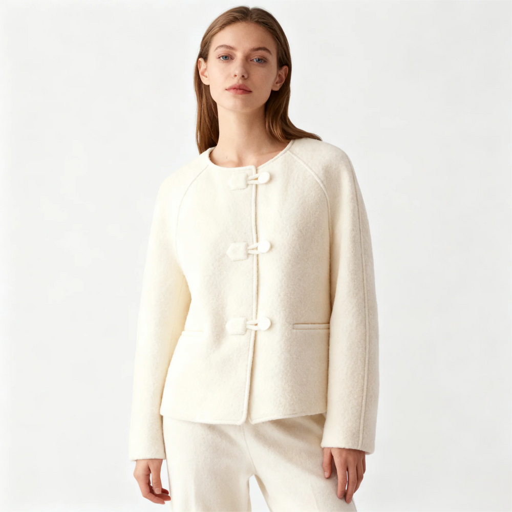 Crewneck Retro Knit Jacket Winteres