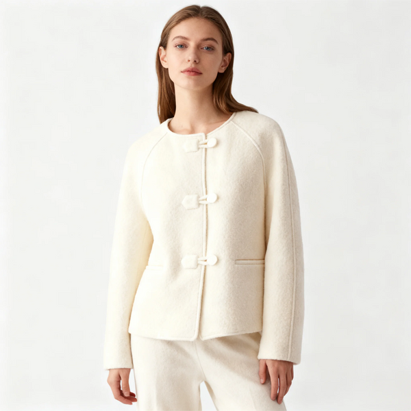 Crewneck Retro Knit Jacket Winteres