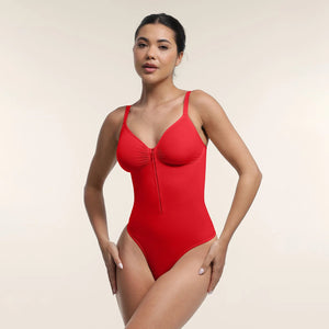 Zippered Tummy-Control Bodysuit Winteres