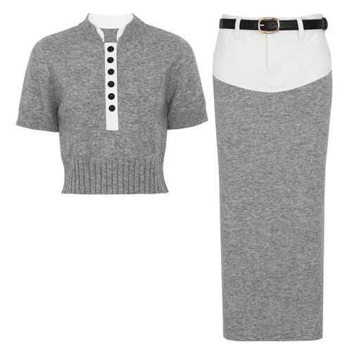 The Mosaic Knit Midi Set Winteres