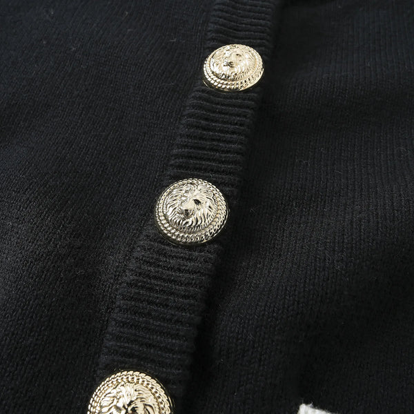 Vintage Single-Breasted Knit Cardigan Winteres