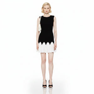 Maelle Contrast Knit Midi Dress Winteres