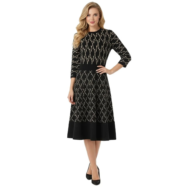 Astrid Button Knit Midi Dress Winteres