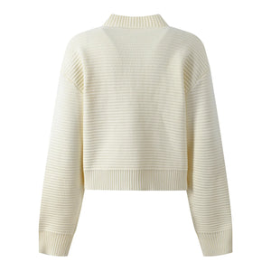 Basic O-Neck Knit Cardigan Winteres