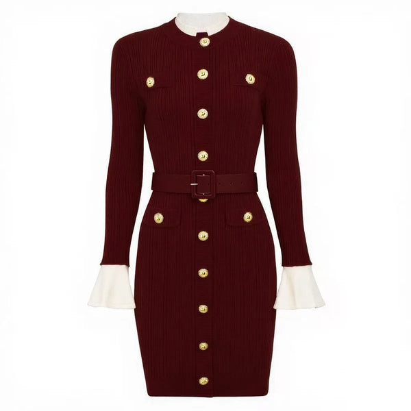 Brigitte Knit Mini Dress Winteres