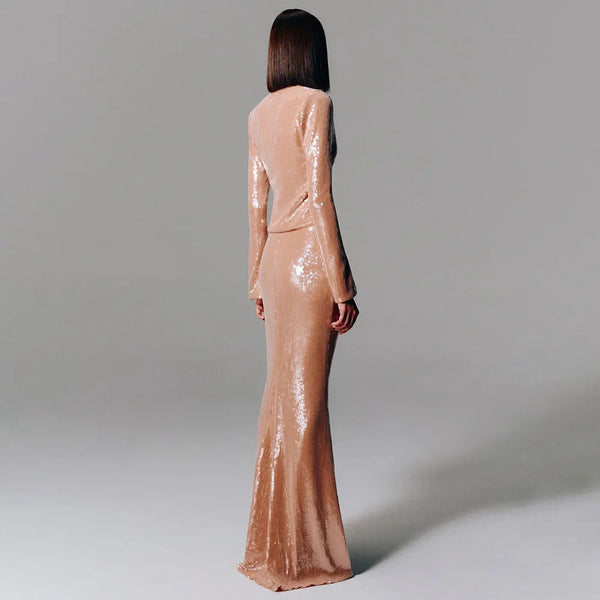 Kimberly Set Sequins Top and Skirt Winteres