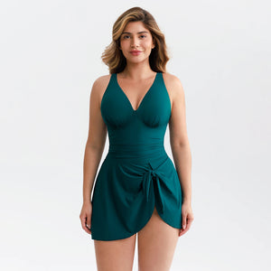 Tummy-Control V-Neck Swimsuit Winteres