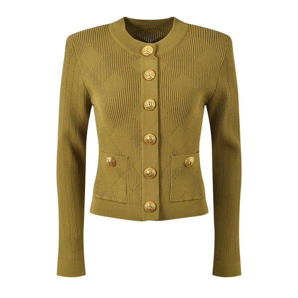 Elegant Button-Front Knit Vest Winteres