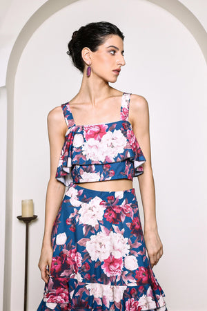 Zarinny Flower Ruffled Set Winteres