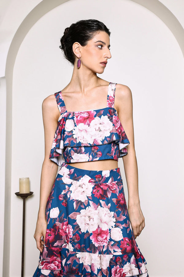 Zarinny Flower Ruffled Set Winteres