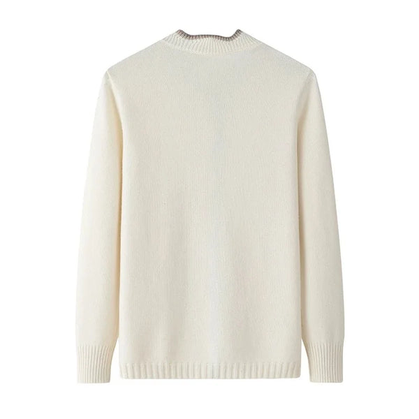 Cashmere Lace Collar Cable Cardigan Winteres