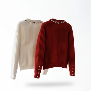The "Diamond Heritage" Pure Wool Cardigan Winteres