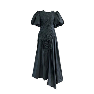 Delia Puff Sleeve Midi Dress Winteres