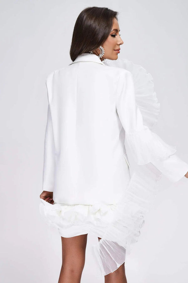 Fashion Elegant Ruffle Blazers Winteres